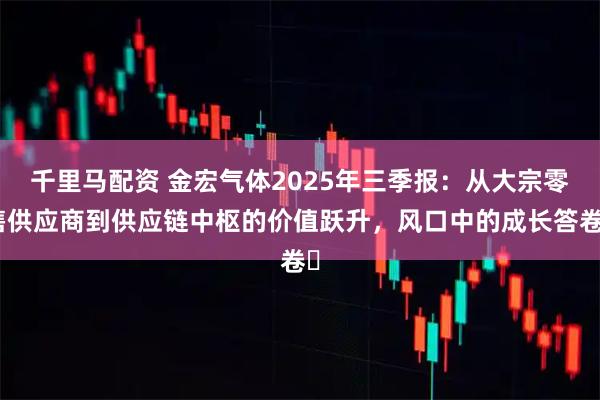 千里马配资 金宏气体2025年三季报：从大宗零售供应商到供应链中枢的价值跃升，风口中的成长答卷​